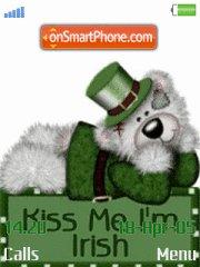Kiss Me Im Irish tema screenshot