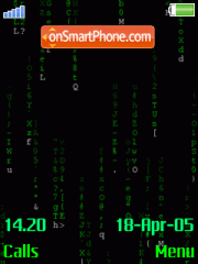 Animated Matrix theme screenshot