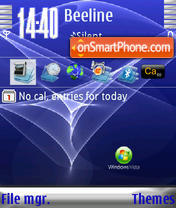 Windows Vista ver2 s60v3 tema screenshot