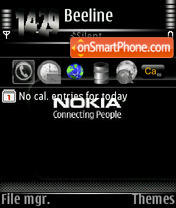 Nokia Connected s60v3 theme screenshot