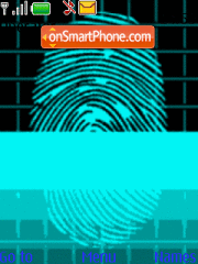 Capture d'écran Animated Finger Scan thème