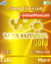 Capture d'écran Walkman Gold thème