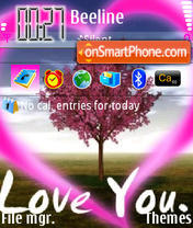 Forever Love tema screenshot