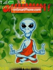 Alien Pot Guru es el tema de pantalla