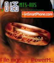 Скриншот темы Lord Of The Ring