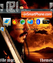 Jonny Pirate theme screenshot