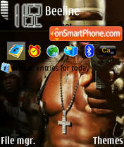 50 Cent 11 theme screenshot