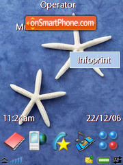 Star Fish tema screenshot