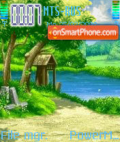 Green Nature Animated theme screenshot