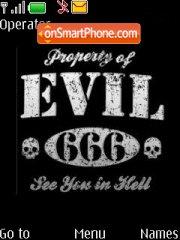 Evil 01 es el tema de pantalla