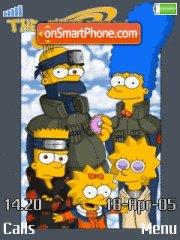 Capture d'écran Naruto Simpsons thème
