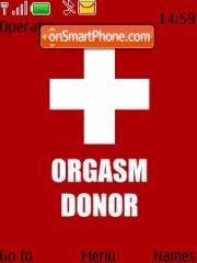 Capture d'écran Orgazm Donor thème