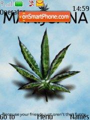 Capture d'écran Marijuana thème