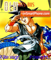 Скриншот темы Goku 04