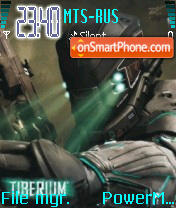 Tiberium theme screenshot