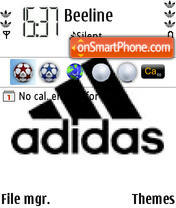 Adidas Theme-Screenshot
