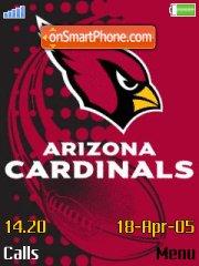 Capture d'écran Arizona Cardinals thème