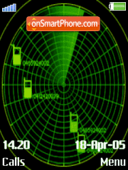 Mobile Rader Theme-Screenshot
