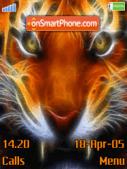 Tiger 09 es el tema de pantalla