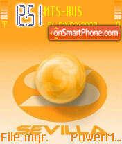 Sevilla tema screenshot