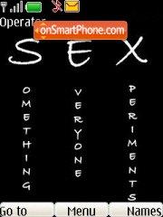 Capture d'écran Sex Meaning thème