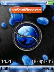 Abstract Sony Ericsson theme screenshot