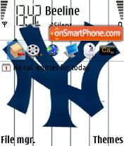 Скриншот темы New York Yankees 01