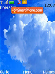 Capture d'écran Cloud thème