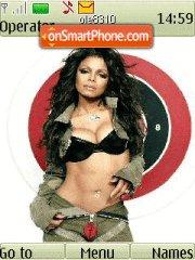 Скриншот темы Janet Jackson 01