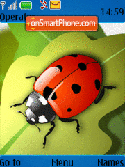 Capture d'écran Lady Bug thème