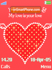 Animated Heart 03 theme screenshot