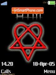 Скриншот темы Him Heartagram