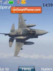 Capture d'écran F-16 thème