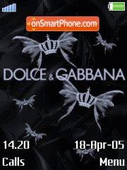 Скриншот темы Dolce Gabbana