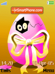 Capture d'écran Easter thème
