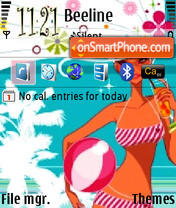 Скриншот темы Beach 22