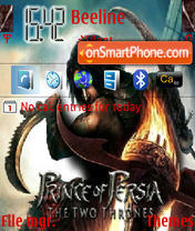 Capture d'écran Prince of Persia thème