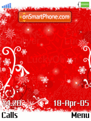 White Christmass theme screenshot
