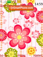 Capture d'écran Flowers Galore thème