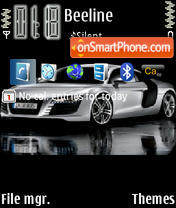 Audi R8 tema screenshot