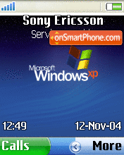 Microsoft Windows XP tema screenshot