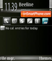 BlackBlack tema screenshot