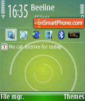 Windows Mobile tema screenshot