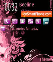 PinkFlower theme screenshot