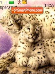 Capture d'écran Snow Leopards thème