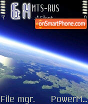 Planet Earth Colornokiacom theme screenshot