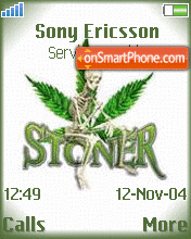 Weed Stoner es el tema de pantalla