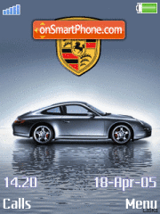 Porsche Animated tema screenshot