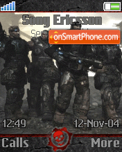 Gears Of War theme screenshot