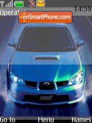 Capture d'écran Subaru Racing thème